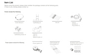 Composants de base pour drone en fibre de carbone haute performance 850, pulvérisateurs agricoles, type pompe, fertilisation, surveillance des parasites, marque BROUAV