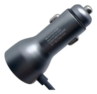 Vente chaude 12V-24V DC étanche voiture bateau chargeur 60W Starlink Mini allume-cigare câble PVC usine directe 2A femelle