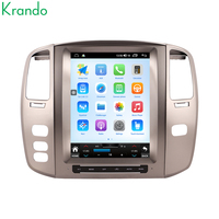 Krando 12.1" Android Car Multimedia pour Toyota Land Cruiser LC100 2002-2007 Lexus LX470 2004-2005 Autoradio GPS Stéréo Carplay
