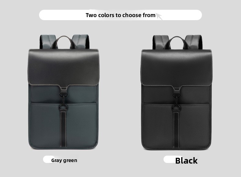 Classic black fashionable backpack