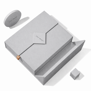 Premium <b>foldable</b> magnetic skincare <b>box</b> for lotion essence cream packaging and high end beauty gift presentation - Product Image 2