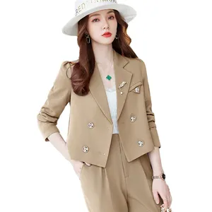 Korea mode desain wanita blazer 2024 karir baru wanita setelan OC6202