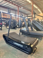Tapis roulant mécanique incurvé non motorisé en bois pour la maison, équipement de fitness, entraînement cardio, musculation
