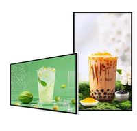 Écran d'affichage numérique publicitaire LCD tactile ultra-fin 2K de 10,1 à 27 pouces, 1000 nits, pour utilisation en intérieur/extérieur, montage mural, utilisation en centre commercial