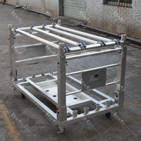 Chariot de transport d'éclairage en aluminium léger, pliable et empilable, robuste, Chauvet CP Rack, pour éclairages de scène, LED, DJ et projecteurs mobiles