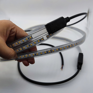 Bande LED 24V DC en <span class=keywords><strong>PVC</strong></span>, embout moulé IP68, 10W, 2700K, 3000K, RGB, 2835 SMD, pour éclairage d'escaliers, piscines et extérieur - Product Image 5