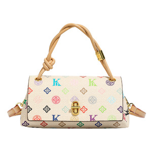 Sac à bandoulière de luxe léger haut de gamme pour femme, nouvelle collection 2026, polyvalent, mode, pour le quotidien, avec doublure en PU et deux sangles, à rabat. - Product Image 1