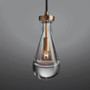 Modern Minimalist Glass Pendant <b>Light</b> Cross-Border Luxury Teardrop Design for Bedroom <b>Dining</b> Room Bar Chandelier - Product Image 2