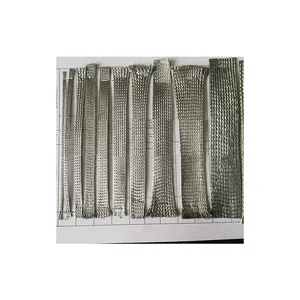 metal braided mesh tube stainless steel sleeve 304 threaded shielding sleeve mesh tube