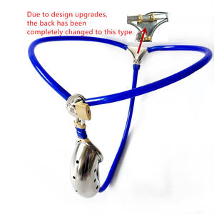 Черный император мужской новый невидимый пояс целомудрия безопасная и удобная горячая Распродажа Полная регулировка целомудрия - Product Image 3