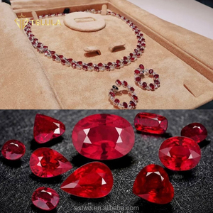 Astwo GRC-Zertifizierter Künstlicher Rubin Schmuck Taubenblut-Rubin Laborgezüchteter Edelstein für Ringe - Product Image 5