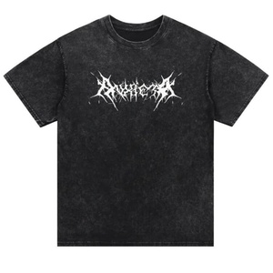 เสื้อยืดฮิปฮอปทรงบ็อกซี่พิมพ์ลายกราฟิกแบบหนาพิเศษ 1 ตัว เสื้อยืดคอตตอนเปล่าคุณภาพสูงสั่งทำได้ สตรีทแวร์โอเวอร์ไซส์แบบวินเทจ - Product Image 6