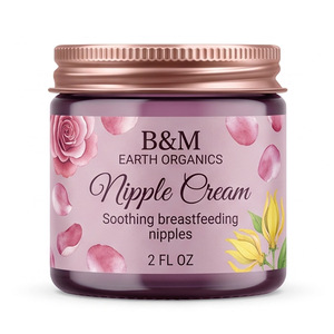 Beurre pour les mamelons pur végétalien, fabricant ODM, au beurre de karité et calendula, sûr pour la grossesse, soulagement des peaux gercées - Product Image 6