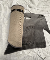 Housse de tableau de bord de voiture en peluche douce de luxe Luerman Grey Sunshade avec garantie d'un an, personnalisée pour Hyundai Sonata 2012