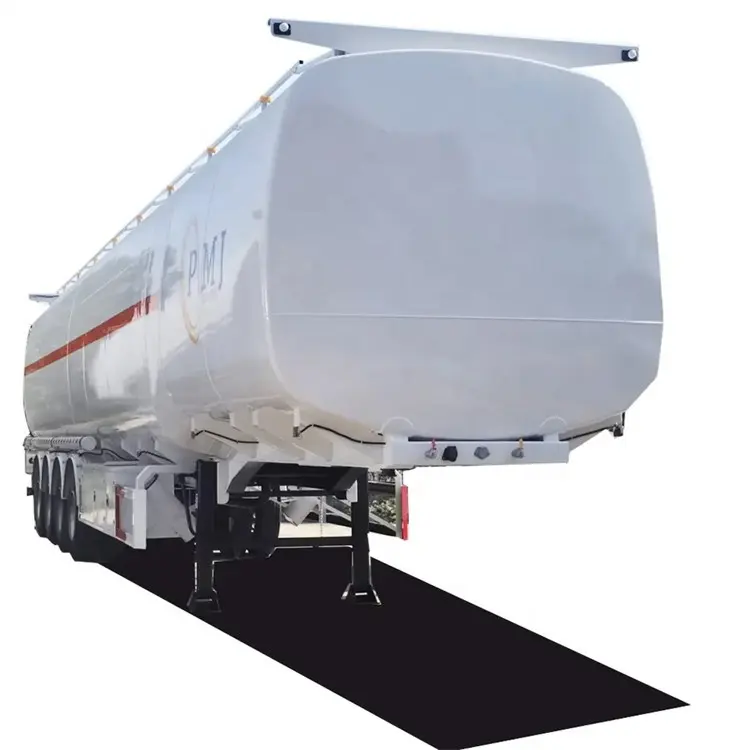 Nhà Máy Giá 80cbm dầu nhiên liệu diesel Tank Trailer bán 4 trục tàu chở dầu bán Trailer để bán