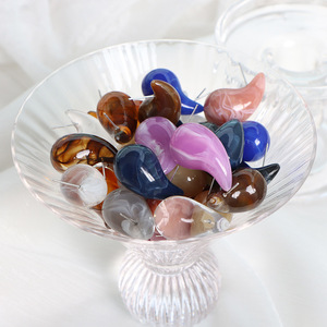 ต่างหูเรซิ่นทรงหยดน้ำ ต่างหูแบบห้อย EH132 รูปทรงหยดน้ำ เครื่องประดับแฟชั่น - Product Image 2