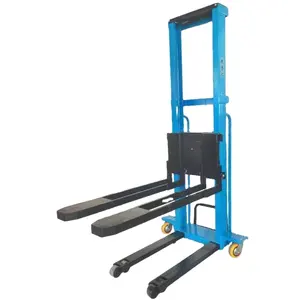 1ton 1.6m chất lượng cao điện tự tải xe nâng điện Pallet Stacker với pin 48V 20Ah