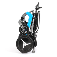 Fauteuil roulant électrique ultra performant Baichen Upgrade en alliage d'aluminium avec moteurs et batterie amovibles pour personnes handicapées