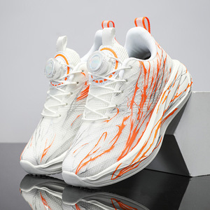 Zapatillas Deportivas Casuales para Niños, con Hebilla Giratoria, para Correr, Baloncesto, Todas las Temporadas - Product Image 4