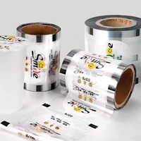 Film d'étanchéité de tasse de magasins de thé à bulles en gros biodégradable pour scellant personnalisé imprimé