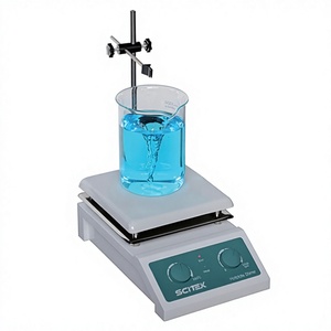 Agitador Magnético con Placa Calefactora SCITEK Max. Placa calefactora con revestimiento cerámico de hasta 5000 ml con motor para laboratorio - Product Image 1