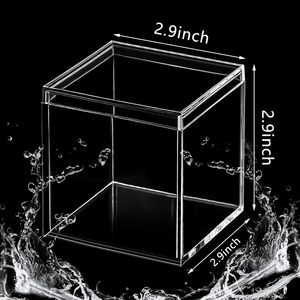 Juego de Recipientes Cuadrados Apilables de Acrílico Transparente para Almacenamiento de Especias de Cocina, con Tapa, Moldeados por Inyección, Herméticos y de Grado Alimenticio - Product Image 2