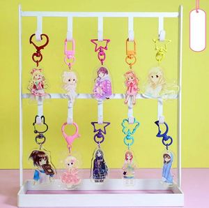 Custom Printing Acrylic Keychain Maker Clear Logo <b>Key</b> <b>Chains</b> for Gifts Zinc Alloy Transparent Uv Printing Acrylic Charms - Product Image 5