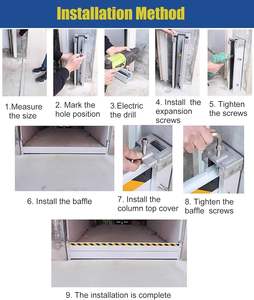 Barriera Anti-Allagamento Personalizzata per Garage Domestico a Installazione Rapida, Cancello Impermeabile Modulare, Barriera Anti-Allagamento in Alluminio - Product Image 5