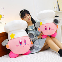 Boneka Babi Chef Star Berbagai Ukuran Warna Campur Super Lembut Mainan Plush Mesin Cakar Bantal Hadiah Ulang Tahun Lucu Laris Grosir