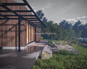 Edificios de jardín al aire libre pequeñas casas rurales <span class=keywords><strong>casa</strong></span> de verano jardín Casas Fabricadas casas modulares de un solo piso <span class=keywords><strong>casa</strong></span> prefabricada - Product Image 4