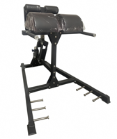 Machine d'hyperextension commerciale GHD robuste pour le renforcement des fessiers et des ischio-jambiers – Chaise romaine