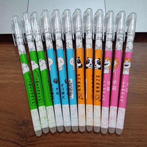 <span class=keywords><strong>Stylo</strong></span> à bille effaçable à la chaleur à encre gel de température en plastique imprimé de dessin animé Offre Spéciale avec gomme en caoutchouc - Product Image 6