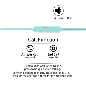 KIKI-379 Biểu Tượng Tùy Chỉnh Dễ Thương Kawaii Trường Hợp Hộp Âm Nhạc Có Dây Tai Nghe 3.5 Mm Trong Tai Dây Tai Nghe Cáp Tai Nghe Cho Cô Gái Trẻ Em - Product Image 4