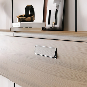 Zinc Alloy Recessed Flush Mount Handle Embedded Invisible Pull for Cabinet Wardrobe Drawer <strong>Doors</strong> - Product Image 6