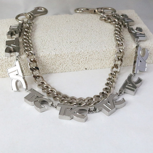 <span class=keywords><strong>Catena</strong></span> <span class=keywords><strong>per</strong></span> <span class=keywords><strong>Pantaloni</strong></span> Personalizzata con Logo in Metallo, Doppio Strato in Acciaio Inox, Stile Punk <span class=keywords><strong>per</strong></span> Portafogli e Jeans - Product Image 2