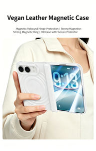 เคสซิลิโคนแม่เหล็กแบบลายคลื่นสำหรับ iPhone 18 ป้องกันรอยพับ กันกระแทก ครอบคลุมเต็มรูปแบบ พร้อมฟิล์มกันรอยหน้าจอ - Product Image 2