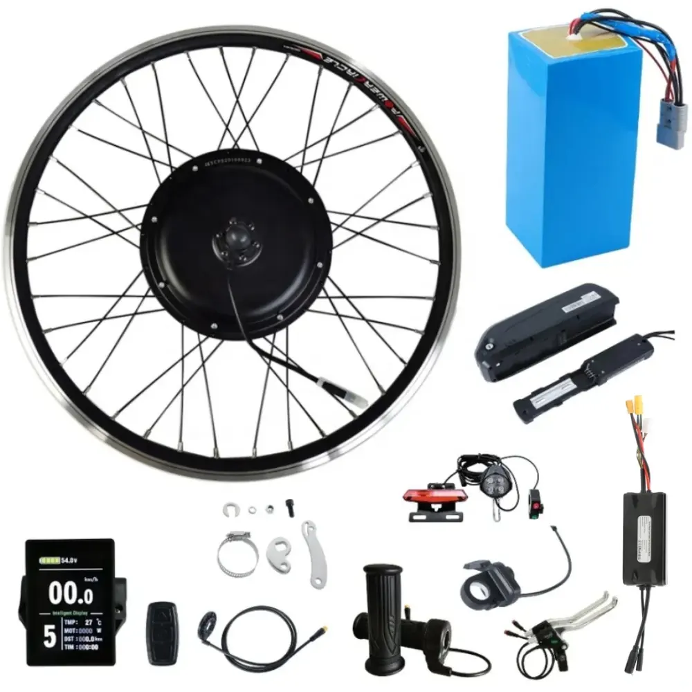 48v 500w 1000w 2000w 3000w ucuz elektrikli bisiklet ebike için bisiklet hub motor kiti dönüşüm kiti e-bisiklet kiti