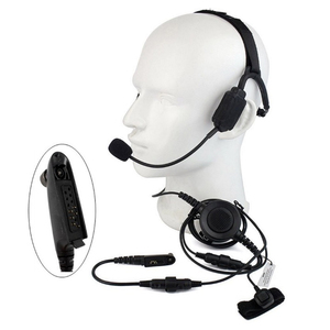 Auriculares Tácticos H70 con Micrófono PTT para Motorola P8668 P8200 GP338D GP338Plus GP344, Auriculares de Conducción Ósea para Radio - Product Image 1