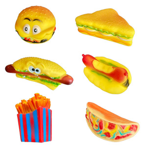Jouets pour chiens, jouets à mâcher résistants et qui couinent pour chiots et jeunes chiens, en PVC, pour le nettoyage des dents, l'entraînement et la vente en gros, jouet sonore - Product Image 2