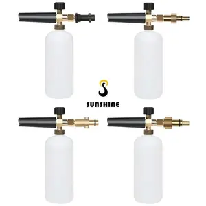 Car cleaning 1L quick connectors snow foam lance with nilfisk gerni adapter foam cannon 13#