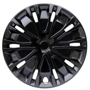 Schwarze Modell auto Modifikation Universal Rad kappe 15 Zoll Eisen Stahl Felge Rad abdeckung Universal