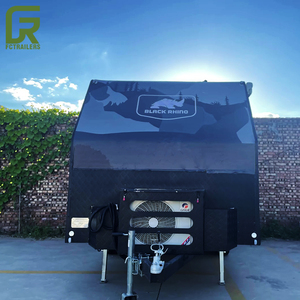 Tout nouveau 4 personnes hors route Caravanl pas cher Touring Rv caravanes remorque de voyage à vendre - Product Image 3