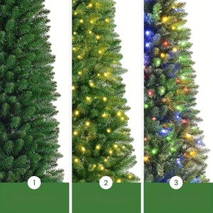 Southpeak High Quality Giant Christmas <b>Tree</b> 9ft Pre-Lit Floor-Standing Metal Stand for Commercial Holiday Decor Hotels/Malls - Product Image 4