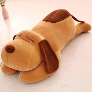 Almohada de Peluche Suave y Esponjosa de <span class=keywords><strong>Perro</strong></span> para Cumpleaños, Adorable Peluche de <span class=keywords><strong>Cachorro</strong></span> para Dormir, Regalos Decorativos Largos, Venta al por Mayor Directa de Fábrica - Product Image 6