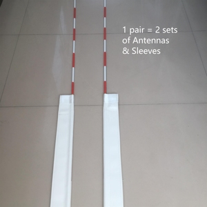 1.8m Fiberglass <b>Pole</b> FIVB Standard Volleyball <b>Net</b> Antennas with Sleeve Set - Product Image 2