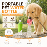 Distributeur d'eau et de nourriture pour animaux de compagnie, pour la randonnée en plein air, les voyages, les chiots, les chats, les hamsters, les lapins et autres petits animaux