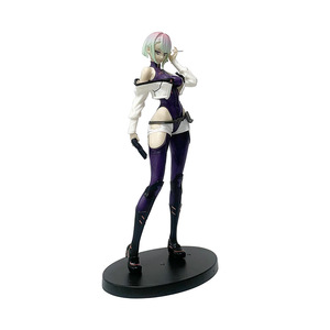 Figurine d'anime Edgerunners en stock, 22 cm, figurine en PVC, Lucyna Kushinada, figurines d'anime japonaises, modèle de collection, jouet, poupée - Product Image 4