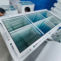 Ventana Corredera Horizontal Moderna de PVC con Aislamiento Térmico, Bajo Valor U 1.1, Eficiente Energéticamente para Apartamentos