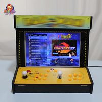 Мини 19-дюймовый ЖК-Настольный Аркадный Игровой Автомат для двух игроков с монетоприемником, консоль уличных боев для Игрового Центра