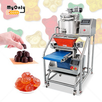 Machine de fabrication de bonbons gélifiés automatique MY, avec cuve chauffante pour sucre et déposeur de pectine, pour petites productions commerciales